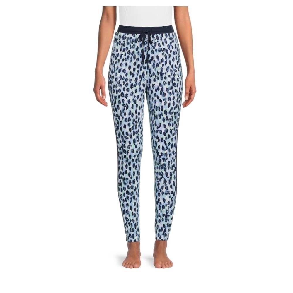 Secret Treasures Joggers w Pockets Pants Blue Heather Animal